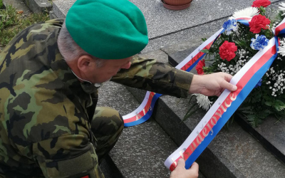 Pietní akt při příležitosti "Běhu pro válečné veterány 2020"
