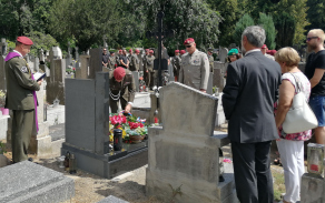 Velitel 42. mechanizovaného praporu podplukovník Daniel Cekul