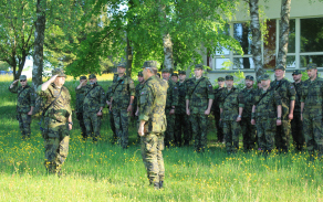 Rota je nastoupena k zahájení cvičení