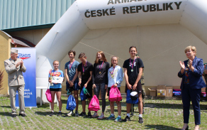 Vítězné družstvo „Rota E“ z Veselí nad Lužnicí
