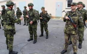 Kontrola a přezkoušení strážní jednotky