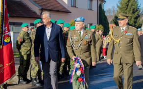 Odhalení pamětní desky generála Vávry