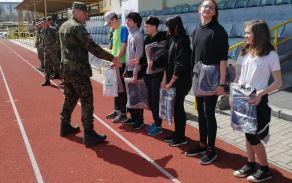 Vítězové oblastního kola v Prachaticích - družstvo Stezka 1