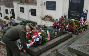 Příslušníci KVV České Budějovice si připomněli Den válečných veteránů