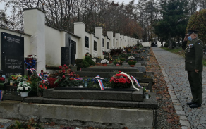 Příslušníci KVV České Budějovice si připomněli Den válečných veteránů